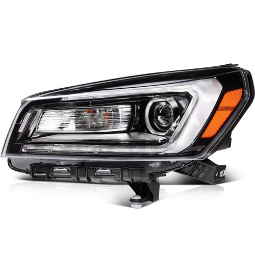 For 2013-2016 GMC Acadia Denali Chrome Amber Projector Headlight Lamp w/ LEDDRL - Picture 15 of 60