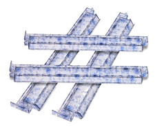 Mahjong Blue Rack & Pusher Set 4, Chinoiserie...