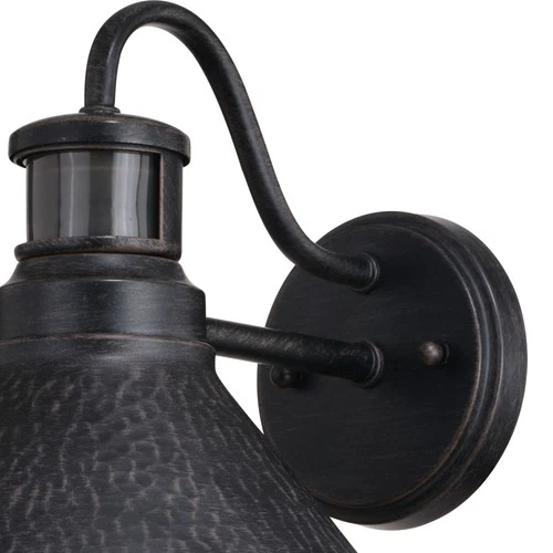 Vaxcel Lighting T0669 Outland 10" Tall Outdoor Wall Sconce - Aged Iron / Light - Picture 4 of 12