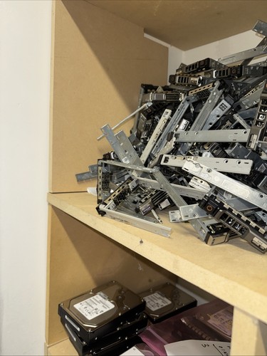 Dell PowerEdge 2,5 Zoll Silber SFF SAS SATA HDD Festplatte Caddy Tray 6 Stück