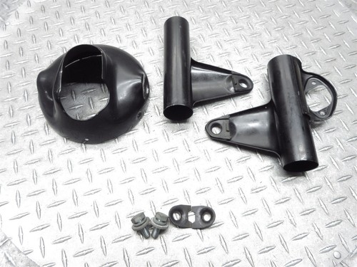 2008 06-08 Triumph Scrambler 900 Headlight Light Side Ear Mount Bracket Plate