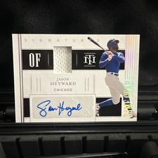 2021 Panini National Treasures Game Gear Materials Signatures Jason Heyward /10