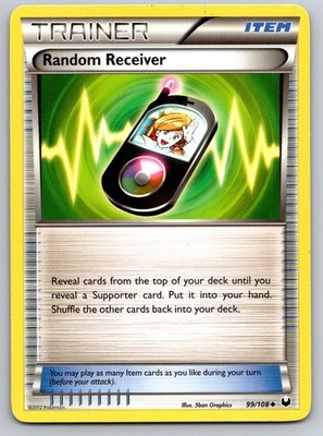 Random Receiver 99/108 Uncommon Dark Explorers Pokemon Lightly Played