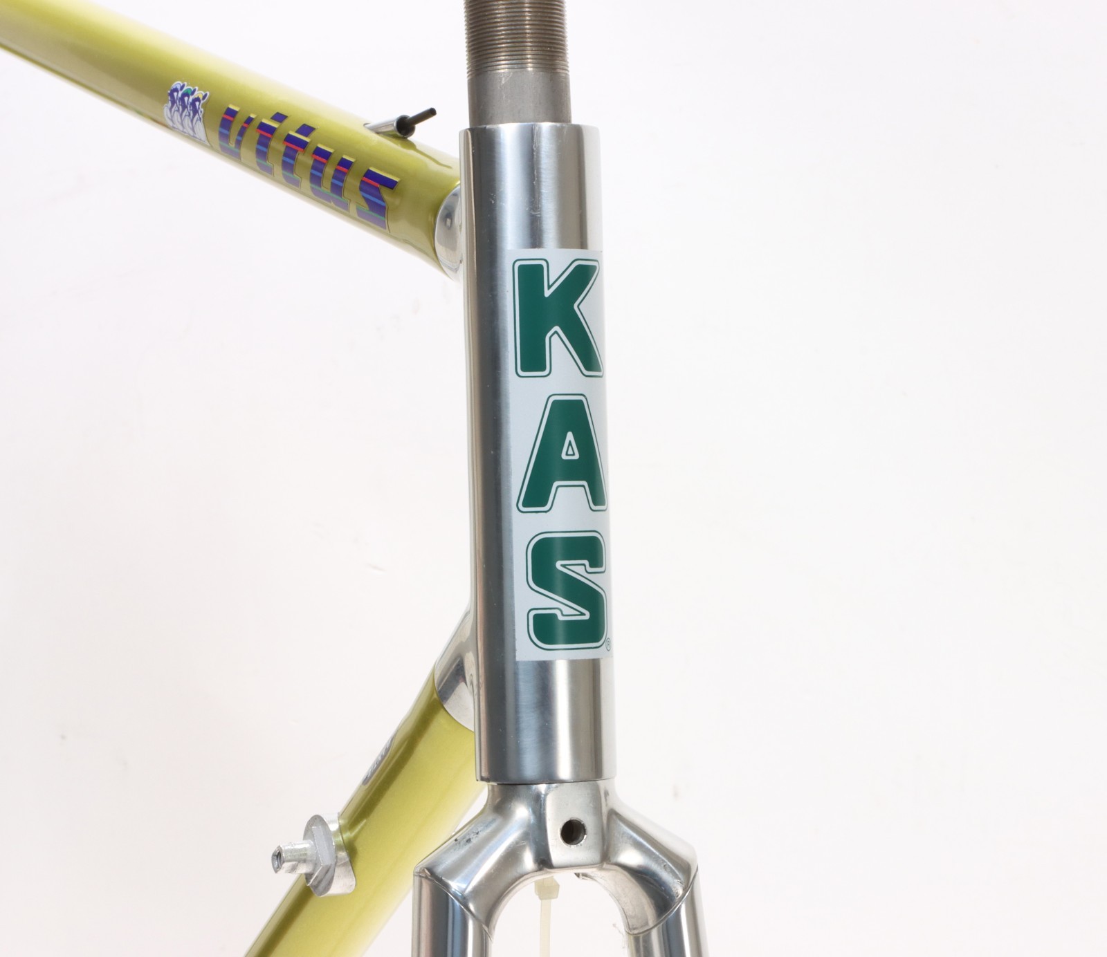 Vitus 979 KAS Dural Aluminum Frameset 57cm C-C Gold France 1988 NEW w ...