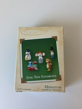 Hallmark Keepsake Five Tiny Favorites Miniatu...