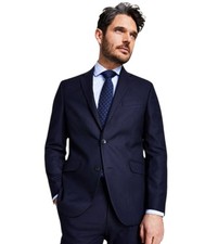 Kenneth Cole Reaction Techni-Cole Suit Separate Suit Jacket Navy 44 Reg NWT
