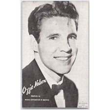 Postcard Ozzie Nelson Music Corporation  America Portrait Actor Ozzie & Harriet