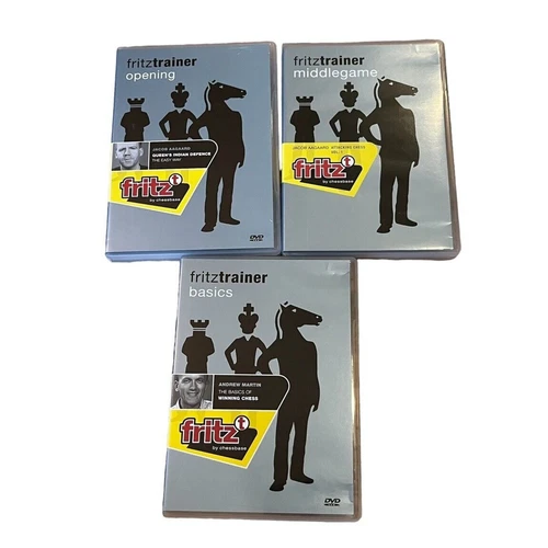 Fritz Trainer ChessBase Opening Middlegame Basics Andrew Martin Jacob Aagaard PC