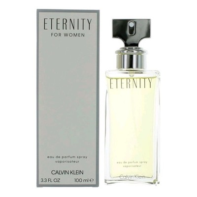 Calvin Klein Eternity For Women Perfume 3.4 oz ~ 100 ml EDP Spray