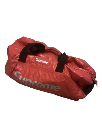 Sac de voyage Supreme FW17 rouge Cordura