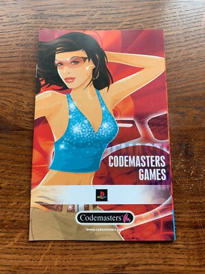 Dance Factory Codemasters Game Insert PS2 Playstation 2 Instruction Manual Only