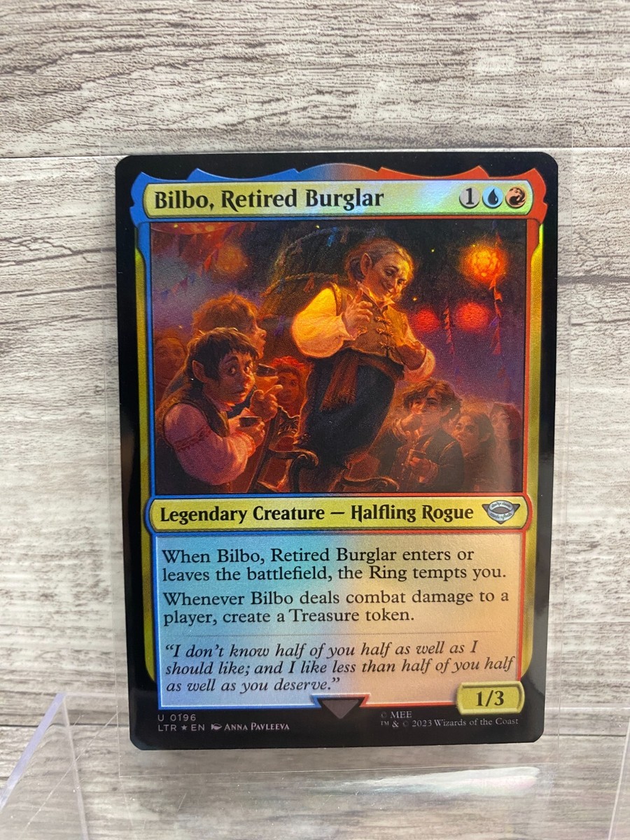 1x Bilbo, Retired Burglar | FOIL | LTR Tales of Middle-Earth | MTG Magic  Cards | eBay