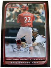 2008 Topps Bowman Arizona Diamondbacks Baseball Card #163 Eric Byrnes (C5