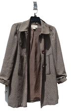 Michael Kors Womens Brownish Sparkle Buttoned Blazer Jacket defect size 6