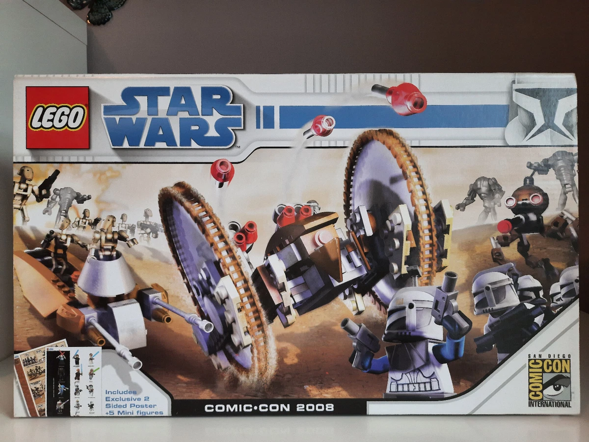 LEGO Star Wars San Diego Comic Con 2008 Clone Wars Brand New in