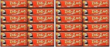 24x Zig Zag Red Rolling Papers 1.0 Single Wide .80/Pack *USA Shipping*!