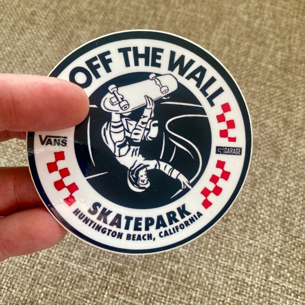 Vans Off The Wall Skatepark Sticker Premium Quality Skateboard