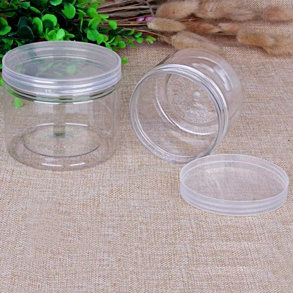 X50 30 50 80 100 120 150ml Food Crafts Storage Clear Plastic Jars For Food