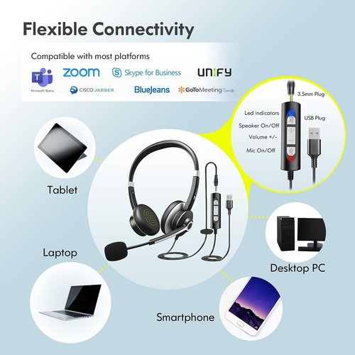 Earbay Usb Headset With Mic For Pc Computer Headset With Mic Noise Cancelling Ebay Earbay Usb Headset With Mic For Pc Computer Headset With Mic Noise Cancelling Ebay