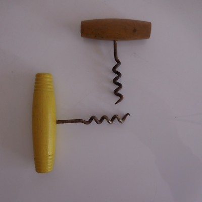 2 corkscrews wine kitchen table Art Deco design 20th century vintage PN France N3037