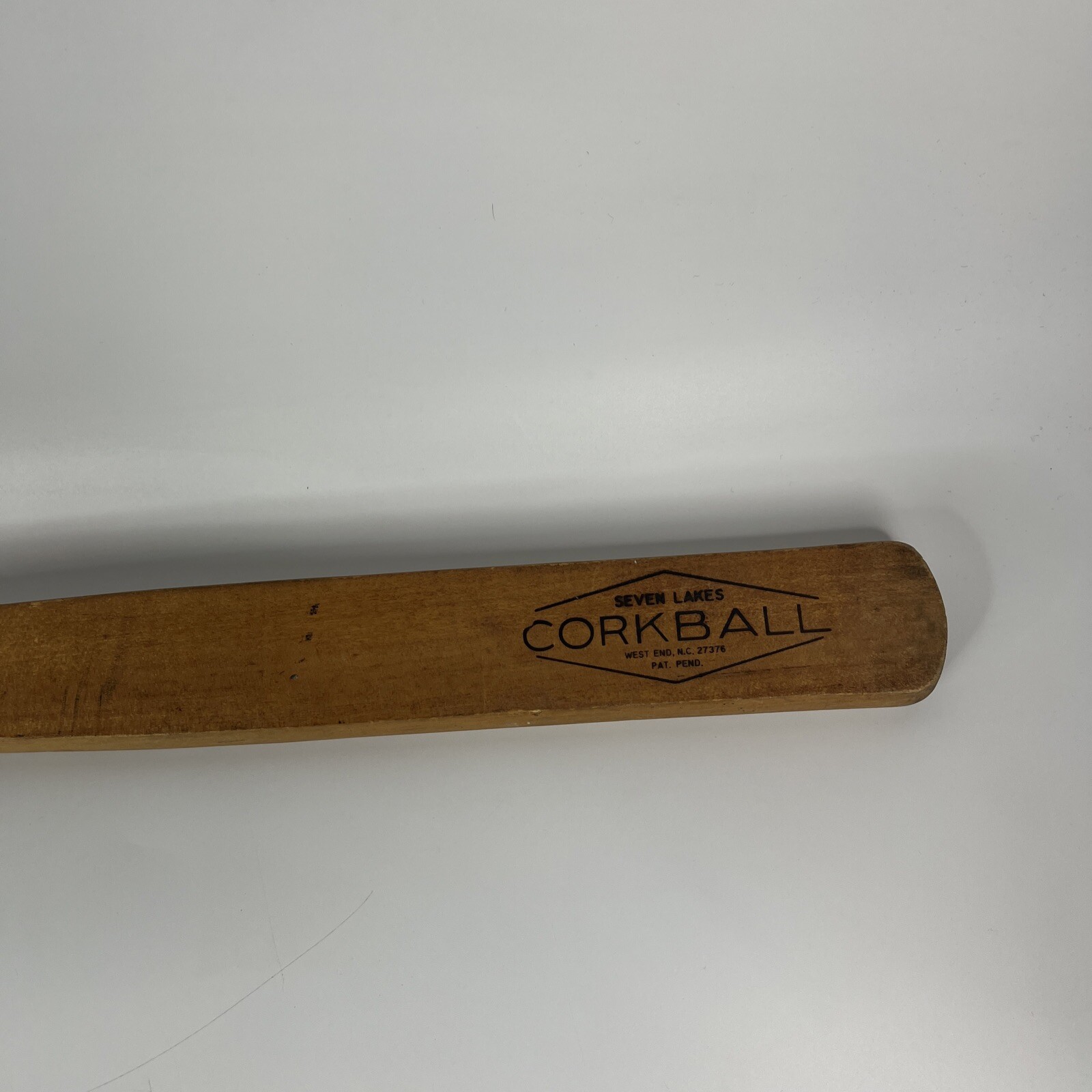 VINTAGE SEVEN LAKES CORK BALL BAT CORKBALL. WEST END NC RARE eBay