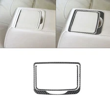 For Hyundai Azera Carbon Fiber Car Interior Rear Center Cupholder Cover Trim 2*