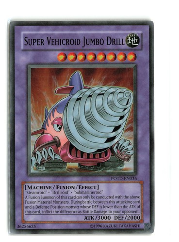 Super Vehicroid Jumbo Drill Secret Rare SGX2-ENB22 (Near Mint 1st