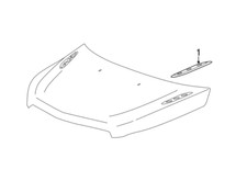 2013-2016 Buick Enclave Lh Hood Molding Bezel 23142431 2013-2016 Buick Enclave Lh Hood Molding Bezel 23142431