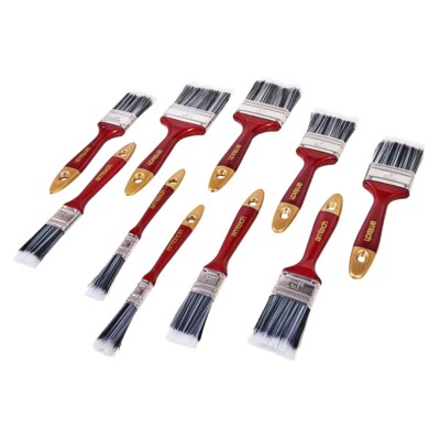 10 Stück Pinsel Set Zuhause Professionell Dekorieren Malen Maler Zum Selbermachen Nylon