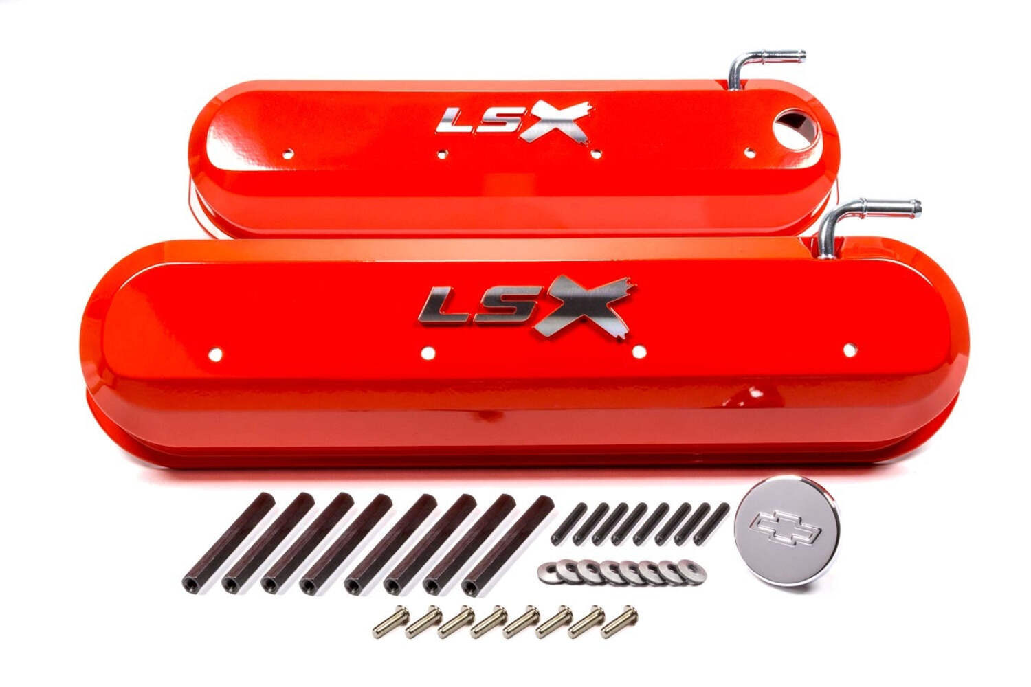 Fits GM LS Valve Covers - Slant Edge - Orange by Proform 141-257