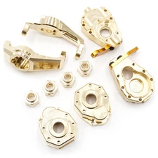 Yeah Racing Brass Set - Hubs Knuckles Hexes Portal - For Traxxas TRX-4 TRX4-S01