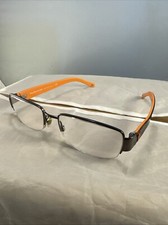 Polo Ralph Lauren Eye Glasses 1074 9011 54-18 135 Orange Metal Turtle Frames Onl