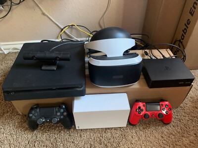 PlayStation 4 Slim 500GB  Console and PSVR Bundle Set - PS4 and PSVR Bundle Set