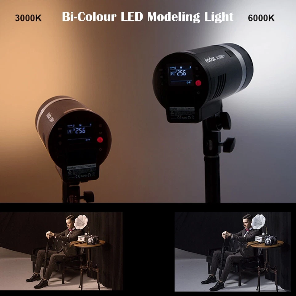 GODOX AD300 Pro 300W TTL Outdoor Flash with X2T-S Flash Trigger 2.4G 1/8000s HSS - Image 4 of 4