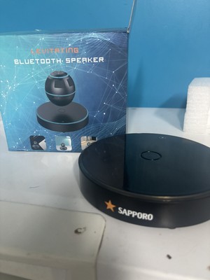 Levitating Bluetooth Wireless Speaker (Black ) Japanese Beer Sapporo. Rare