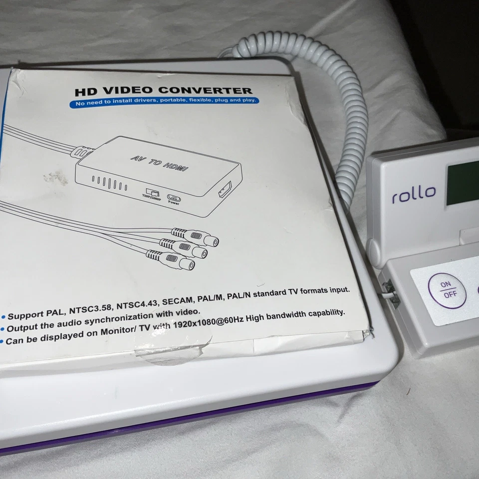 RCA AV to HDMI HD Converter Composite CVBS Audio Video Adapter Wii NES SNES New - Image 3 of 4