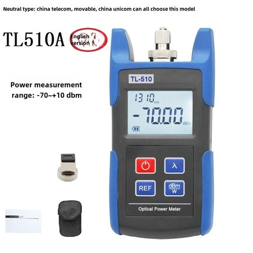 TL510A FTTH Fiber Opric Optical Power Meter TL510C -50~+26dBm FC SC ST Conne - Picture 13 of 14