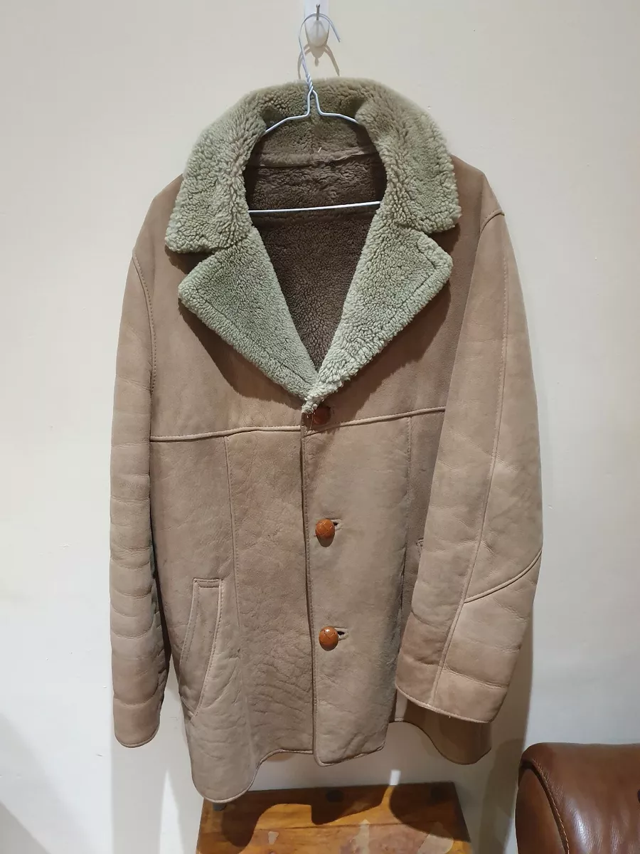 Sheepskin outlet coat ebay