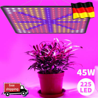 225 LED Grow Light Lamp Pflanzenlampe Vollspektrum Pflanzenlicht Pflanzenleuch