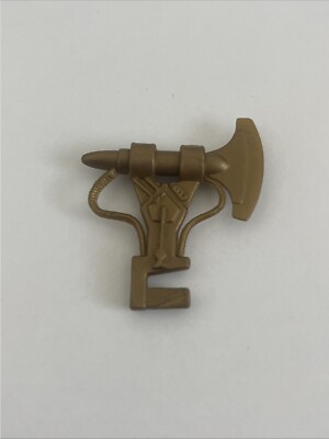 Vintage Visionaries Cravex BATTLE AXE gun original gold weapon ...