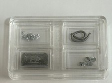 Azulejo de lingote de alambre de cristal de metal de zinc cuatro elementos puro - Tabla periódica