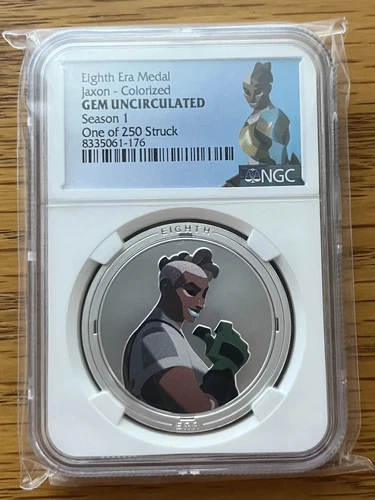 8th Era Coin Jaxon Medal NGC Gem 1 of 250 Perfect for star privy eagle