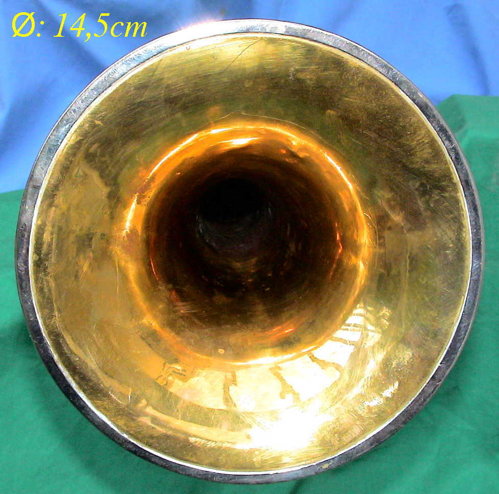 Es Fanfarentrompete BUNDESWEHR Herold Trompete Fanfare Trumpet Military