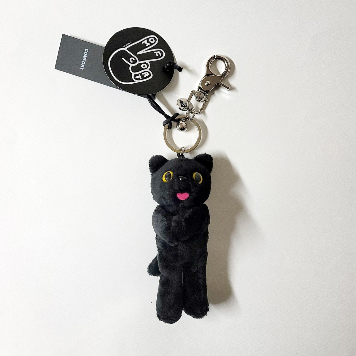 Jennie G Dragon comfort Black Cat bag charms Key Chain | eBay
