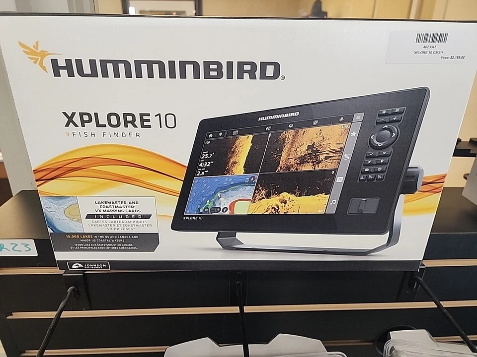 Humminbird 412010-1 XPLORE 10 CMSI+ Fish Finder / Transducer Kit - Image 2 of 4