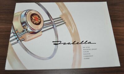 1959 3 Borgward Isabella Brochure Prospekt