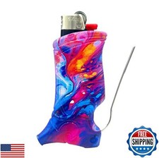 Toker Poker - Bic Lighter Case Multi Tool,Vibrant Vision Design, All Inclusiv