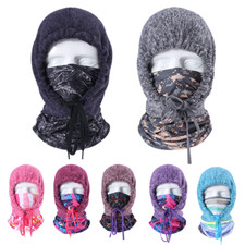 Winter Balaclava Face Mask Windproof Fleece Thermal Mask for Men Women Skiing