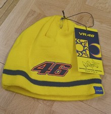 VR46 Valentino Rossi Official Racing yellow Beanie hat kids children