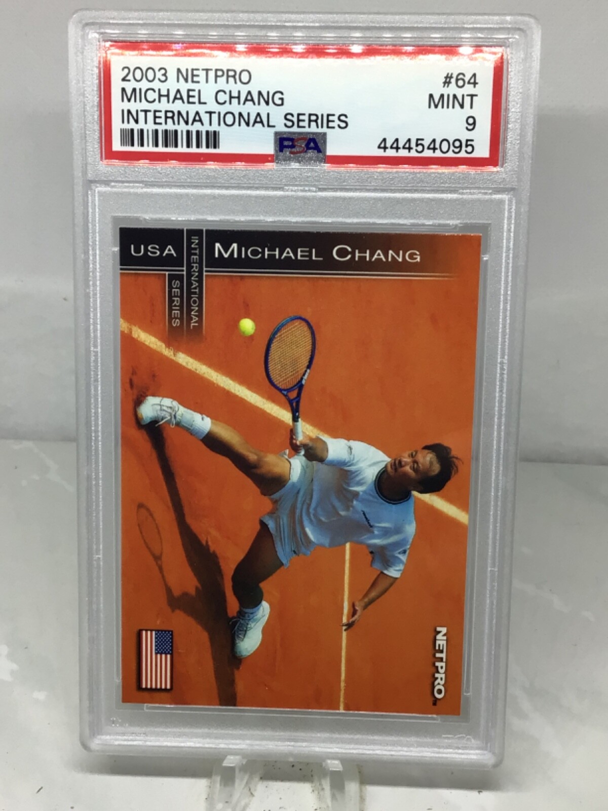 2003 Netpro International Series #64 Michael Chang PSA 9 (Total Pop 4)
